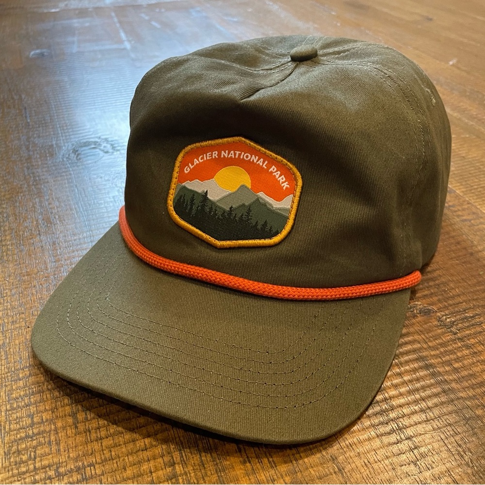 Glacier National Park Snapback hat
